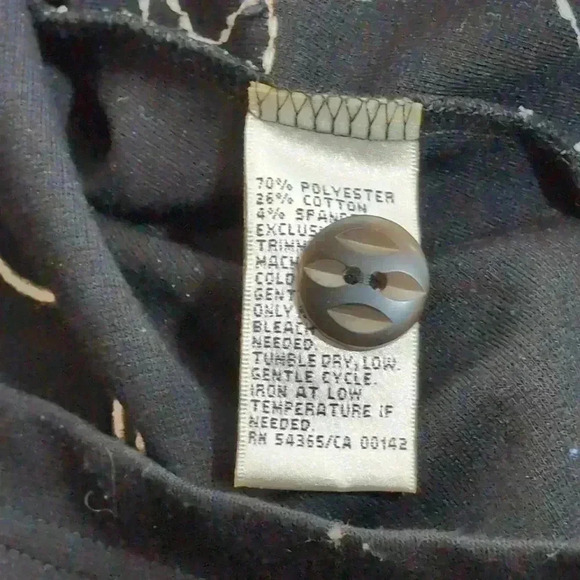 Allison Daley Jungle Embroidered Jacket Black sz S Giraffe Elephant Zebra blazer - Picture 4 of 4